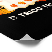Tri Niedlich Halloween Spooky Mexican Ghost Spangl Poster (Ecke)