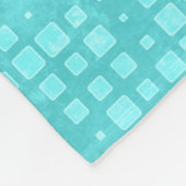 Tri-Pastel-Farbe mit Aqua Tile Fleecedecke (Ecke)