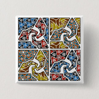 Tri Pfeile mit Trippy hinterem Boden Button