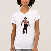 Tri Pose Dancer Pastel & Black #1 T-Shirt (Vorderseite)