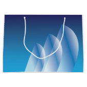 Tri-Sail Translucent Blue Sky Große Geschenktüte (Vorderseite)