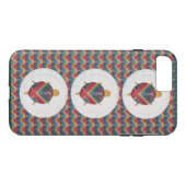 Tri Schildkröte-Stern Case-Mate iPhone Hülle (Rückseite (Horizontal))