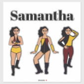 Tri Style Dancer Gold Cherry #2 Aufkleber (Blatt)