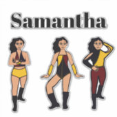 Tri Style Dancer Gold Cherry #2 Aufkleber (Vorderseite)