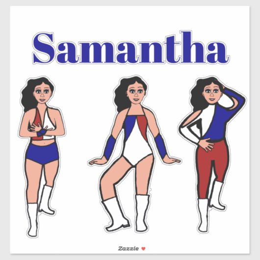 Tri Style Dancer RWB  #2 Sticker (Blatt)