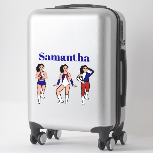 Tri Style Dancer RWB  #2 Sticker (Koffer)