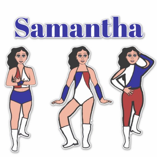 Tri Style Dancer RWB  #2 Sticker (Vorderseite)