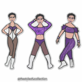 Tri-Styled Dancer Lila #2 Sticker