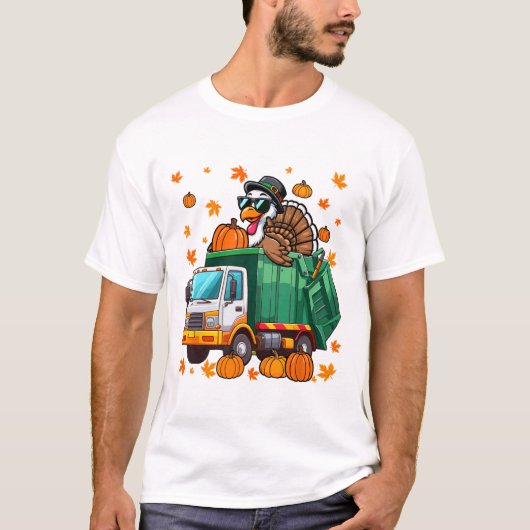 Tri Sungles Driving Garge Truck Erntedank Dr. T-Shirt (Vorderseite)