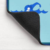 Tri Toon Logo im Blau für mousepad (Ecke)