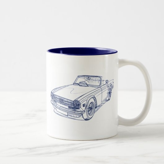 Tri TR6 Zweifarbige Tasse (Rechts)