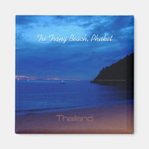 Tri Trang Beach Phuket Thailand Foto Magnete Magnet