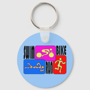 TRI Triathlon-Schwimmen-Fahrrad HELLER Schlüsselanhänger