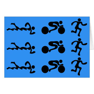 TRI Triathlon-Schwimmen-Fahrrad SCHWARZER