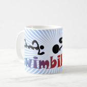 TRI Triathlon-Schwimmen-Fahrrad SCHWARZER Kaffeetasse (Vorderseite Links)