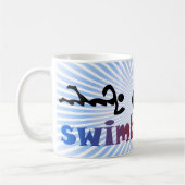 TRI Triathlon-Schwimmen-Fahrrad SCHWARZER Kaffeetasse (Links)
