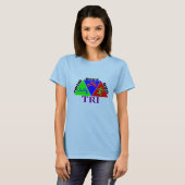 TRI Triathlonswim-Fahrrad TRI LaufT - Shirt (Vorne ganz)
