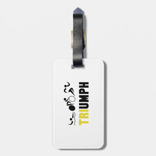 Tri Triumph Gepäckanhänger (Rückseite vertikal)