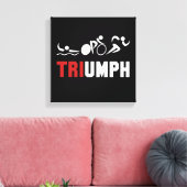 Tri Triumph Leinwanddruck (Insitu (Wohnzimmer))