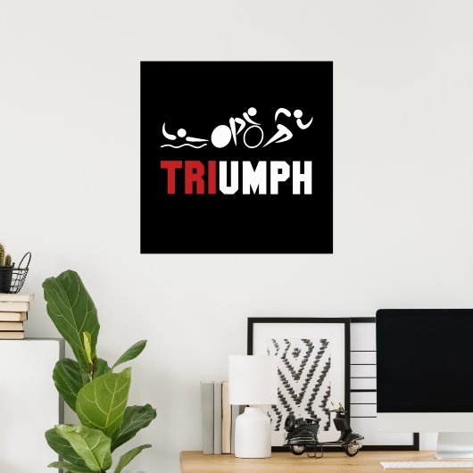 Tri Triumph Poster (Heimbüro)