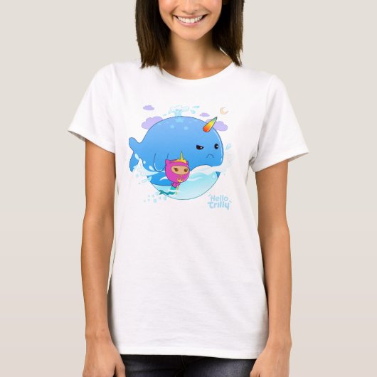 Tri u. Narwhal T-Shirt (Vorderseite)