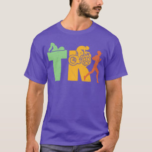 TRI Vintag Triathlon Triathlete Sportbegeisterter T-Shirt