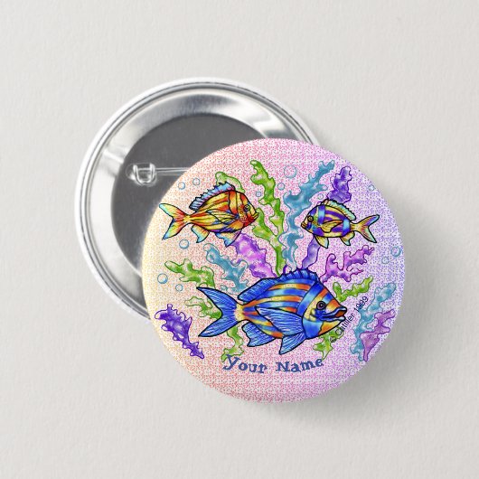 Triad Fish Button (Vorne & Hinten)