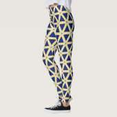 Triad Flow Geometric Seamless Muster Leggings (Links)