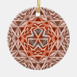 Triad-Muster Keramik Ornament