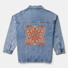 Triadenmuster Jeansjacke