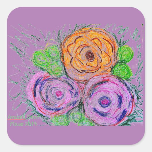 triadisch quadratischer aufkleber (Vorderseite)