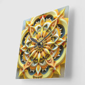 Triadische Uhrenkonstruktion Quadratische Wanduhr (Winkel)