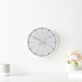 Triange - Grafik Wall Clock Runde Wanduhr (Zuhause)