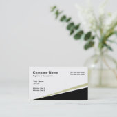 Triangle an Vorlagen für weiße Visitenkarten Visitenkarte (Stehend Vorderseite)