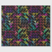 Triangle Art 1 Geschenkpapier (Flach)