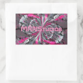 Triangle-Aufkleber für gemischte Signale Rechteckiger Aufkleber (Tasche)