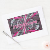 Triangle-Aufkleber für gemischte Signale Rechteckiger Aufkleber (Umschlag)