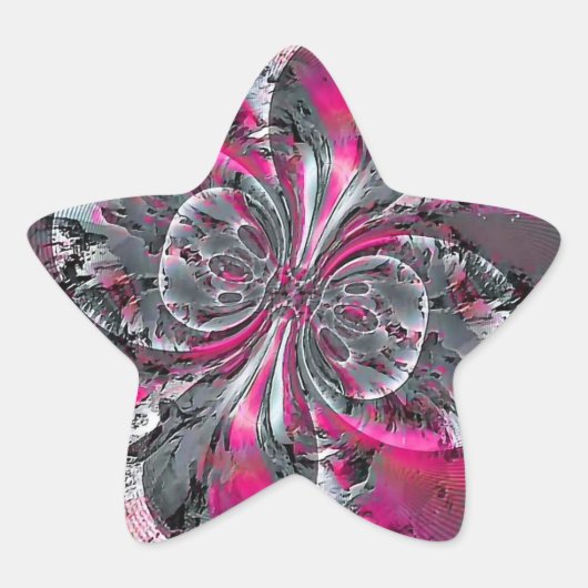 Triangle-Aufkleber für gemischte Signale Stern-Aufkleber (Vorderseite)