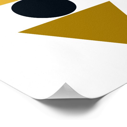 Triangle-Balance-Kunst Poster (Ecke)