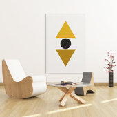 Triangle-Balance-Kunst Poster