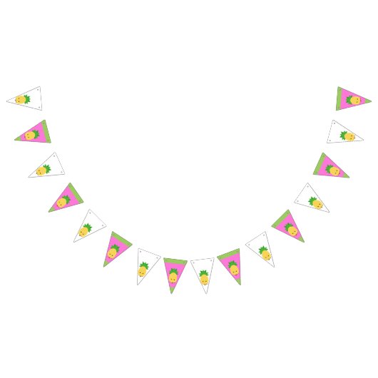 Triangle-Banner für Ananas Wimpelkette (Alle)
