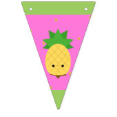 Triangle-Banner für Ananas Wimpelkette (Zweite Fahne)