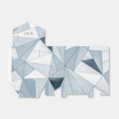 Triangle Blues Favor Box Geschenkschachtel (Ungefaltet)