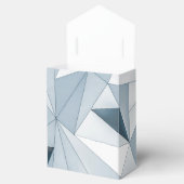 Triangle Blues Favor Box Geschenkschachtel (Geöffnet)