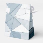 Triangle Blues Favor Box Geschenkschachtel (Rückseite)