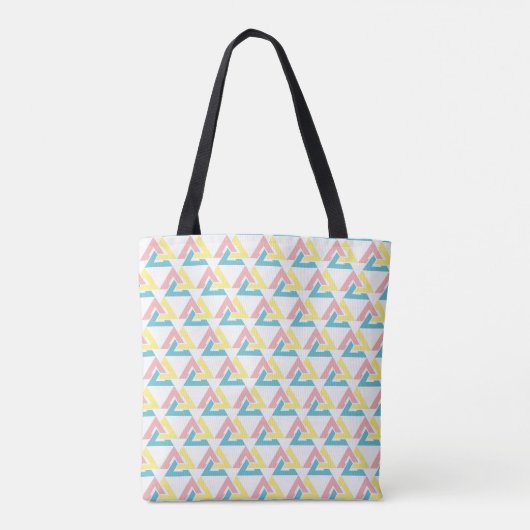 Triangle Celtic Knoten Design Tote Bag Tasche (Rückseite)