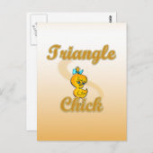 Triangle Chick Postkarte (Vorne/Hinten)