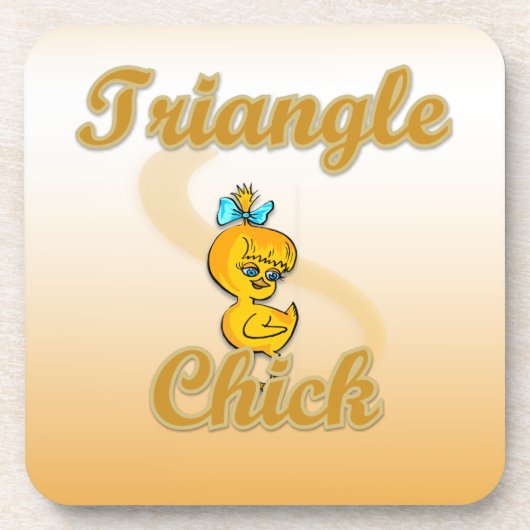 Triangle Chick Untersetzer (Vorderseite)