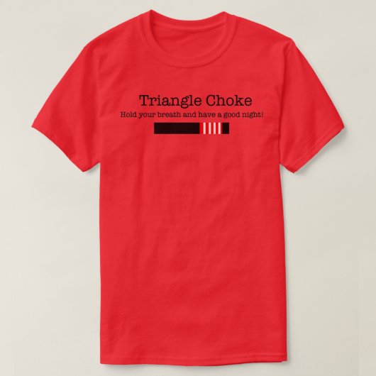 Triangle choke BJJ T-Shirt (Design vorne)