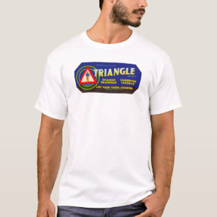 Triangle citrus - Vintages Fruchtkäfigetikett T-Shirt
